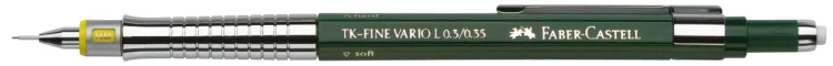 OŁÓWEK AUTOMATYCZNY TK-FINE VARIO L 0,35MM W PLASTIKOWYM ETUI FABER-CASTELL