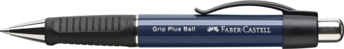 DŁUGOPIS GRIP PLUS 1407 NIEBIESKI METALIK FABER-CASTELL
