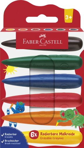 KREDKI ŚWIECOWE DLA NAJMŁODSZYCH 6 KOL. FABER-CASTELL