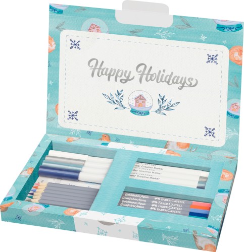 CREATIVE BOX EDYCJA LIMITOWANA FROSTY WINTER FABER-CASTELL
