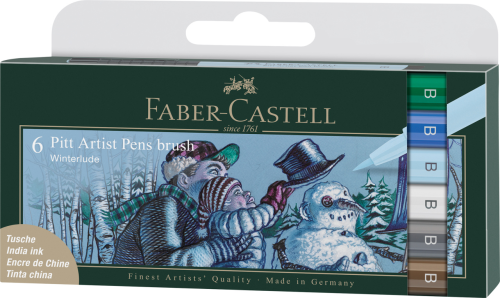 PITT ARTIST PEN WINTER ETUI 6 SZT. FABER-CASTELL