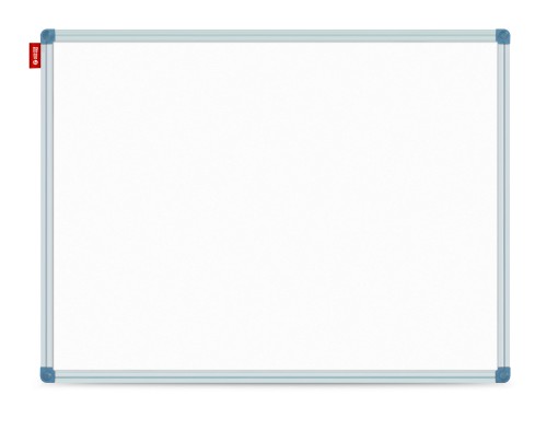 Tablica suchościeralna magnetyczna MEMOBE biała, rama aluminiowa Classic, 60x45 cm