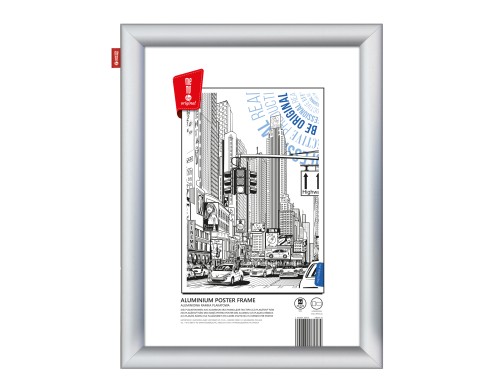 Ramka plakatowa MEMOBE, aluminiowa, (A3) 42x29,7 cm