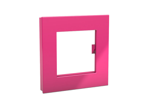MAGNES MEGA MAGNET SQUARE XL 75x75mm RÓŻOWY DAHLE