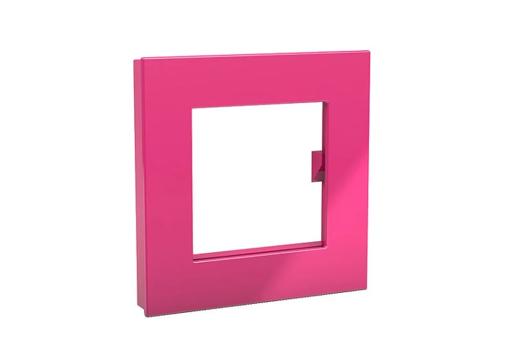 MAGNES MEGA MAGNET SQUARE XL 75x75mm RÓŻOWY DAHLE
