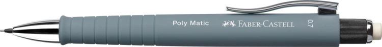 OŁÓWEK AUTOMATYCZNY POLY MATIC 0,7MM SZARY FABER-CASTELL