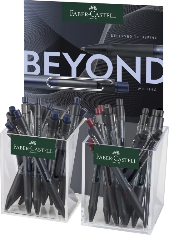DŁUGOPIS AUTOMATYCZNY ŻELOWY BEYOND 0.7 MM DISPLAY 24 SZT. FABER-CASTELL