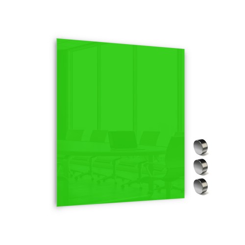 TABLICA SZKLANA MAGNETYCZNA 800X600MMZIELONA (064)