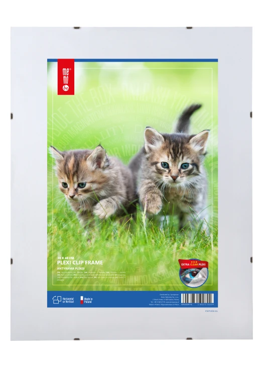 Antyrama szkło akrylowe MemoBe, PMMA transparentne o grub.3 mm, super mocna, anty UV, 30x40 cm
