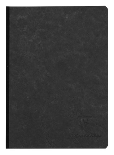 NOTES NOMADDICT (AGE BAG) A5 ZE WZMOCNIONYM GRZBIETEM,  GŁADKI, 96 KARTEK, CZARNY CLAIREFONTAINE