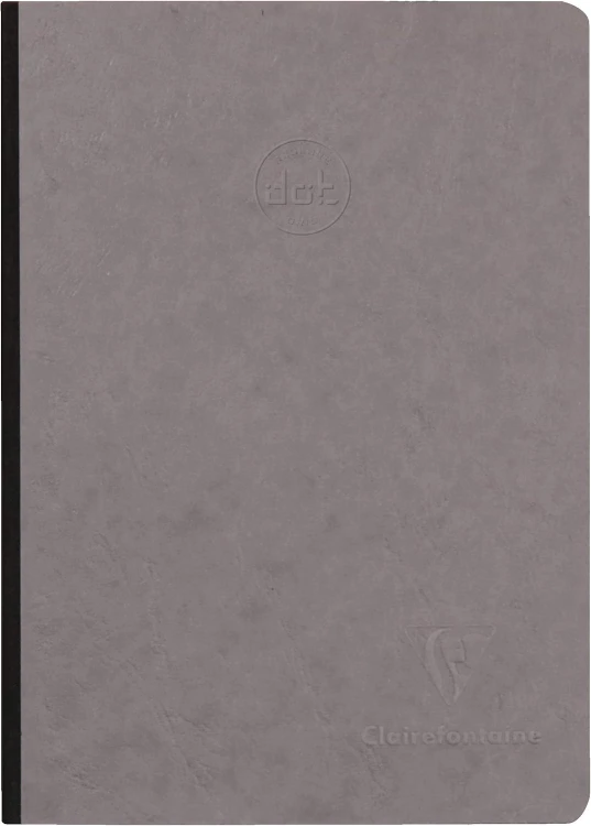 NOTES NOMADDICT (AGE BAG) A5  ZE WZMOCNIONYM GRZBIETEM, W KROPKI, 96 KARTEK, SZARY CLAIREFONTAINE