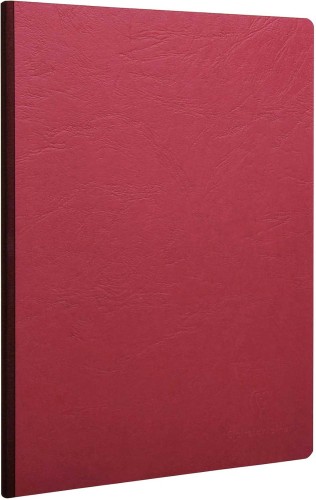 NOTES NOMADDICT (AGE BAG) A5 ZE WZMOCNIONYM GRZBIETEM, W LINIE, 96 KARTEK, CZERWONY CLAIREFONTAINE