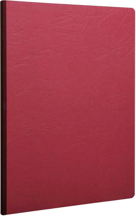NOTES NOMADDICT (AGE BAG) A5 ZE WZMOCNIONYM GRZBIETEM, W LINIE, 96 KARTEK, CZERWONY CLAIREFONTAINE