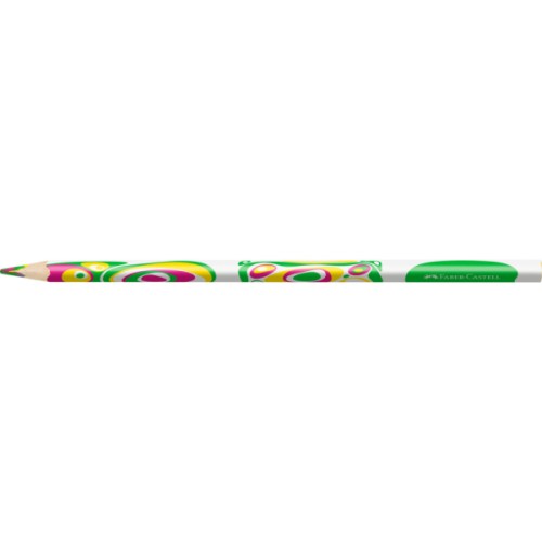 KREDKA WIELOKOLOROWA FANTASY TRÓJKĄTNA NEON ( ŻÓŁTY, ZIELONY, RÓŻOWY) FABER-CASTELL