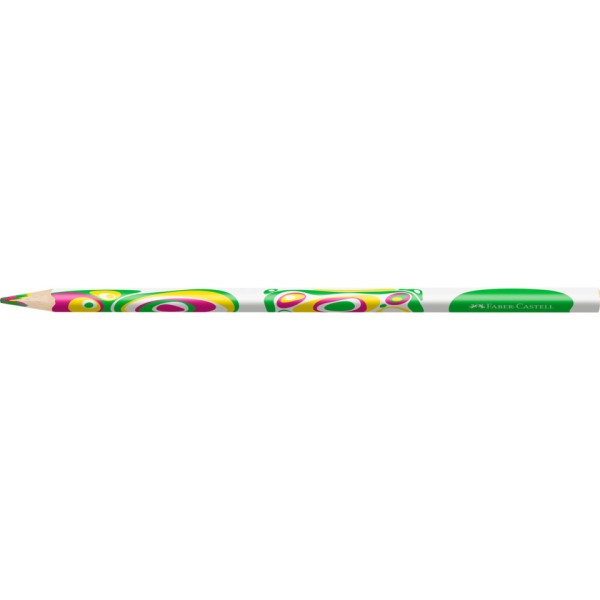 KREDKA WIELOKOLOROWA FANTASY TRÓJKĄTNA NEON ( ŻÓŁTY, ZIELONY, RÓŻOWY) FABER-CASTELL
