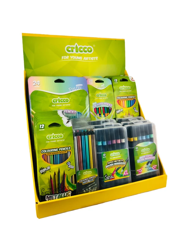 DISPLAY CRICCO NA LADĘ METALLIC&PASTEL 54 ELEMENTY