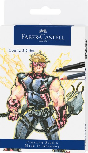 ZESTAW DO RYSOWANIA KOMIKSÓW 11-EL."THE FAMAZINGS- FATHER" FABER-CASTELL