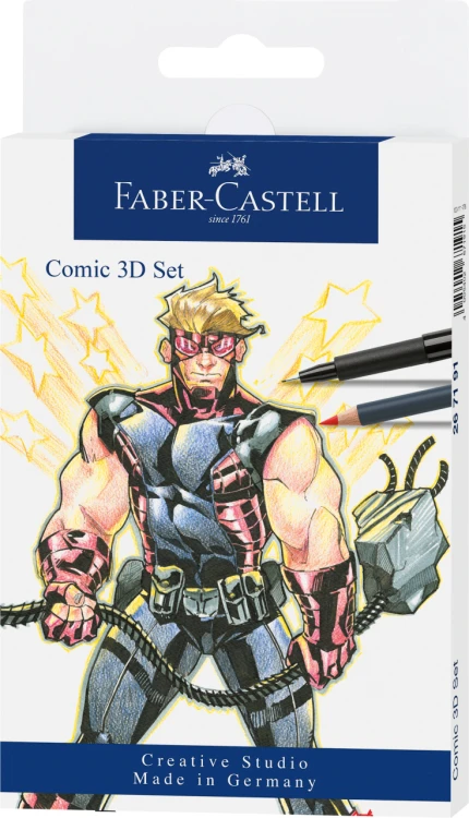 ZESTAW DO RYSOWANIA KOMIKSÓW 11-EL."THE FAMAZINGS- FATHER" FABER-CASTELL
