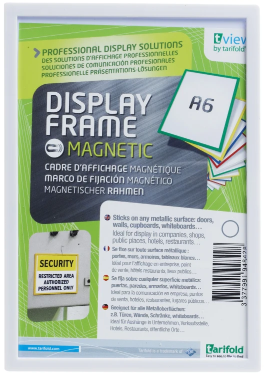 MAGNETYCZNY IDENTYFIKATOR NAŚCIENNY A6 DJOIS x TARIFOLD BIAŁY