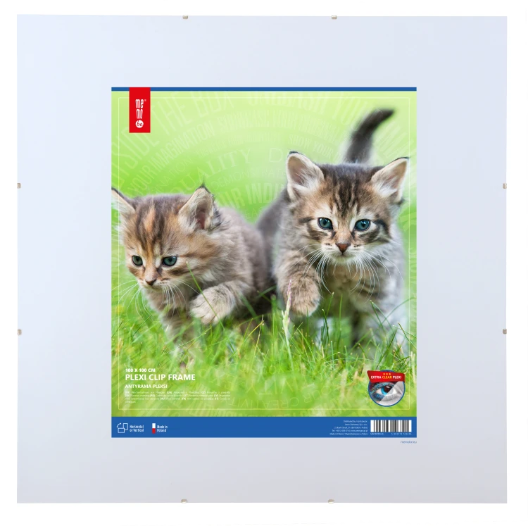 Antyrama szkło akrylowe MemoBe, PMMA transparentne o grub.3 mm, super mocna, anty UV, 100x100 cm