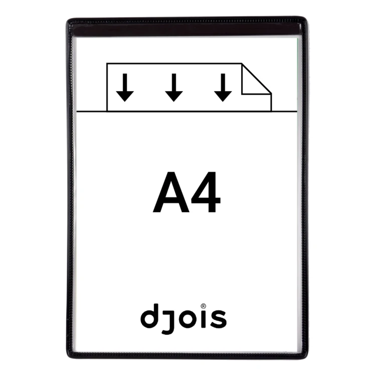 MAGNETYCZNY PANEL PREZENTACYJNY DJOIS x TARIFOLD A4 5 SZT. CZARNY