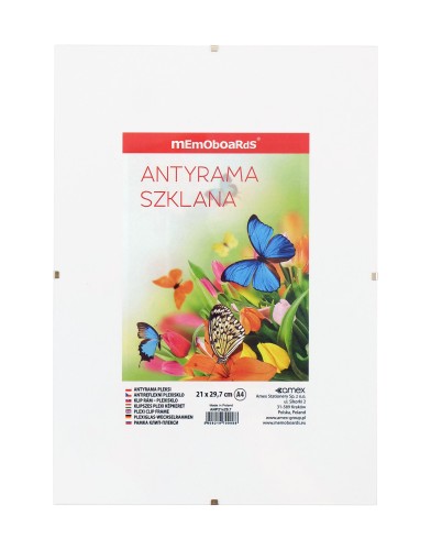 ANTYRAMA 40X60CM SZKŁO MEMOBOARDS