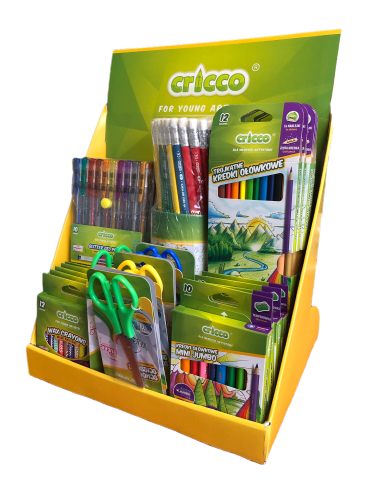 DISPLAY CRICCO 4 NA LADĘ Z WYPOSAŻENIEM