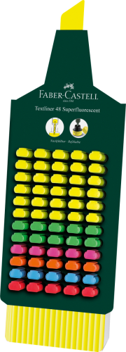 ZAKREŚLACZ 48 DISPLAY FANTAZYJNY NA LADĘ X60 SZT. MIX KOL. FABER-CASTELL
