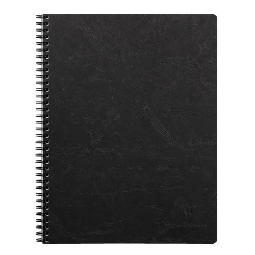KOŁONOTATNIK NOMADDICT (AGE BAG) A4+ (22,5X29,7 CM), W LINIE, 80 PERF. KARTEK, CZARNY CLAIREFONTAINE