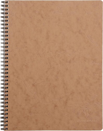 KOŁONOTATNIK NOMADDICT (AGE BAG), 22,5 x29,7 CM, W LINIE, 80 PERFOROWANYCH KARTEK, BEŻOWY CLAIREFONTAINE_x000D_