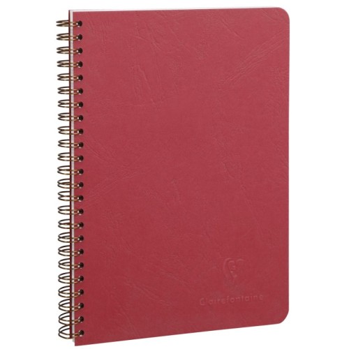 KOŁONOTATNIK NOMADDICT (AGE BAG), 14,8 x21 CM, W LINIE, 50 KARTEK, CZERWONY CLAIREFONTAINE_x000D_