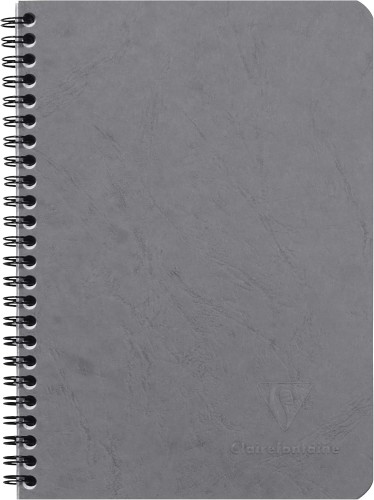 KOŁONOTATNIK NOMADDICT (AGE BAG), 14,8 x21 CM, W LINIE, 50 KARTEK, SZARY CLAIREFONTAINE_x000D_