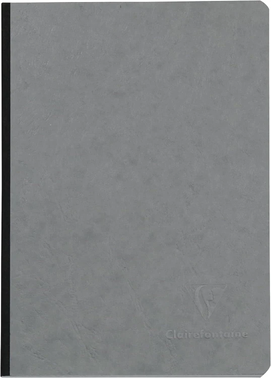 NOTES NOMADDICT (AGE BAG) A5 ZE WZMOCNIONYM GRZBIETEM, W KRATKĘ, 96 KARTEK, SZARY CLAIREFONTAINE