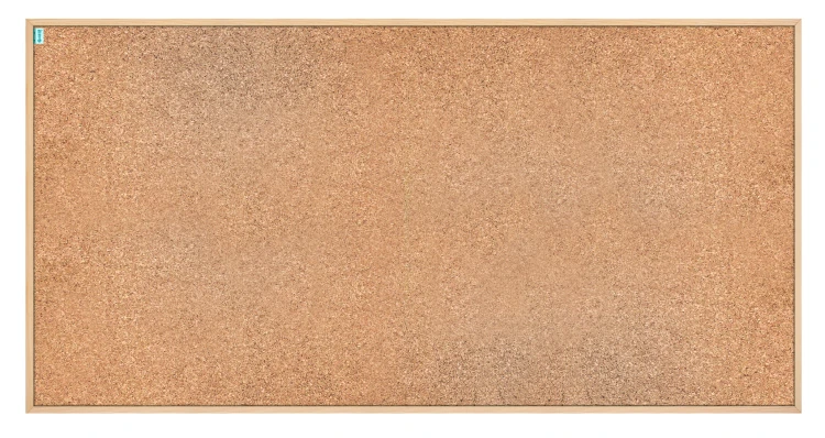 Tablica korkowa MEMOBE SMART, rama drewniana, 200x100 cm