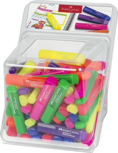 ZAKREŚLACZ 1546 NEONOWY DISPLAY 100 SZT. FABER-CASTELL
