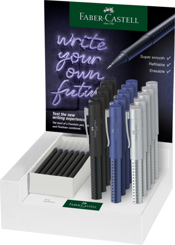 CIENKOPIS GRIP 2011 DISPLAY 15 SZT.+10 WKŁADÓW FABER-CASTELL