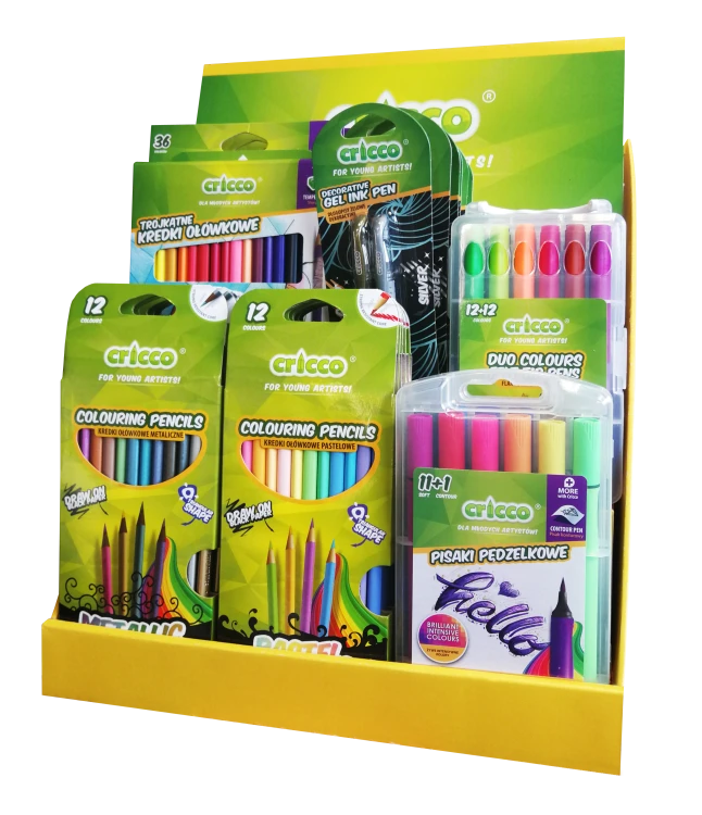 DISPLAY CRICCO NA LADĘ BU-JO 27-ELEMENTÓW WERSJA 2