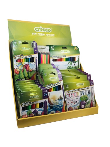 DISPLAY CRICCO NA LADĘ PRZEDSZKOLAK 40 ELEMENTÓW