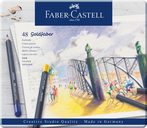 KREDKI GOLDFABER 48 KOL. OPAK. METALOWE FABER-CASTELL