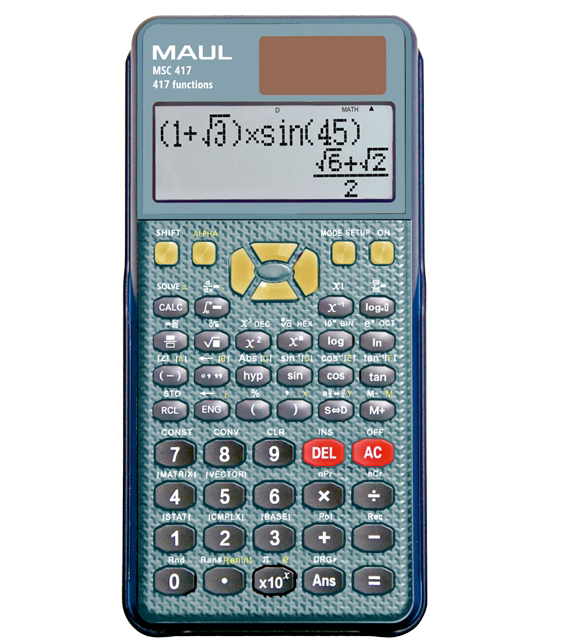 KALKULATOR NAUKOWY  MSC 417, CZARNY