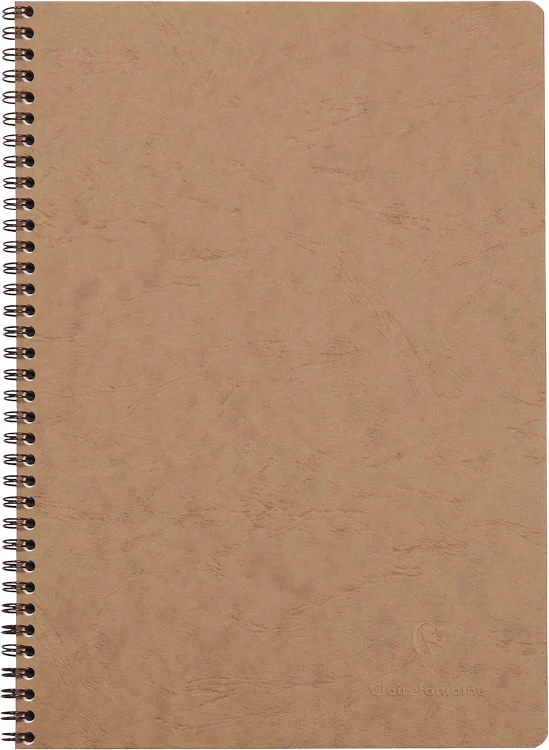 KOŁONOTATNIK NOMADDICT (AGE BAG) A4, W KRATKĘ, 50 KARTEK, BEŻOWY CLAIREFONTAINE