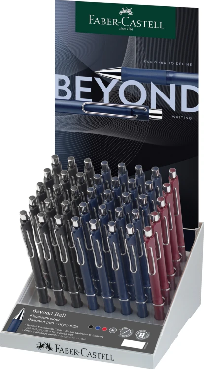 DŁUGOPIS AUTOMATYCZNY BEYOND DISPLAY 40 SZT. FABER-CASTELL