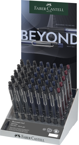 DŁUGOPIS AUTOMATYCZNY ŻELOWY BEYOND 0.7 MM DISPLAY 40 SZT. FABER-CASTELL