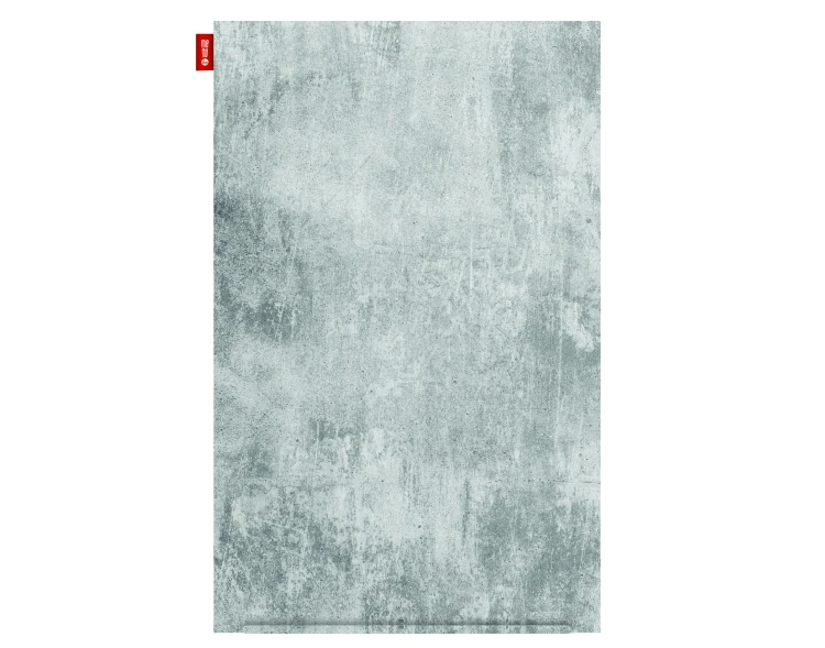 Tablica szklana MEMOBE, magnetyczna, z nadrukiem betonu, pionowa, półka, 40x60 cm