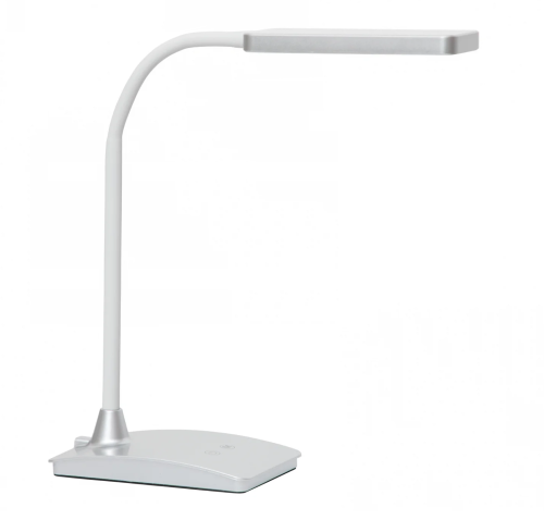 LAMPA BIURKOWA LED MAULpearly, możliwość regulacji światła SREBRNA