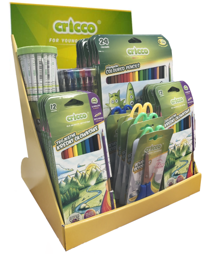 DISPLAY CRICCO 1 NA LADĘ Z WYPOSAŻENIEM