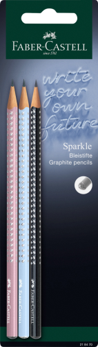 OŁÓWEK SPARKLE HARMONY 3 KOL. BLISTERFABER-CASTELL