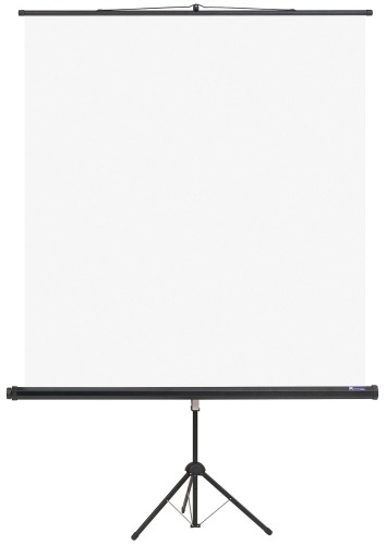 Ekran projekcyjny MEMOBE, przenośny na trójnogu BASIC, płótno Matt White, 180xh180 cm (1:1)