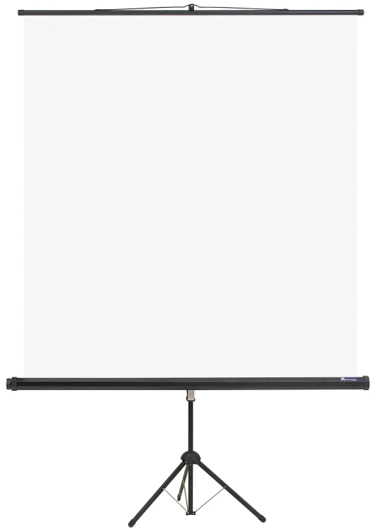 Ekran projekcyjny MEMOBE, przenośny na trójnogu BASIC, płótno Matt White, 180xh180 cm (1:1)
