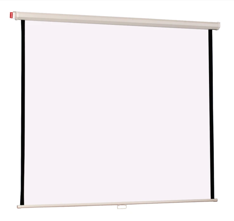 Ekran projekcyjny MEMOBE, manualny sufitowy lub naścienny BASIC, płótno Matt White, 180xh180 cm (1:1)